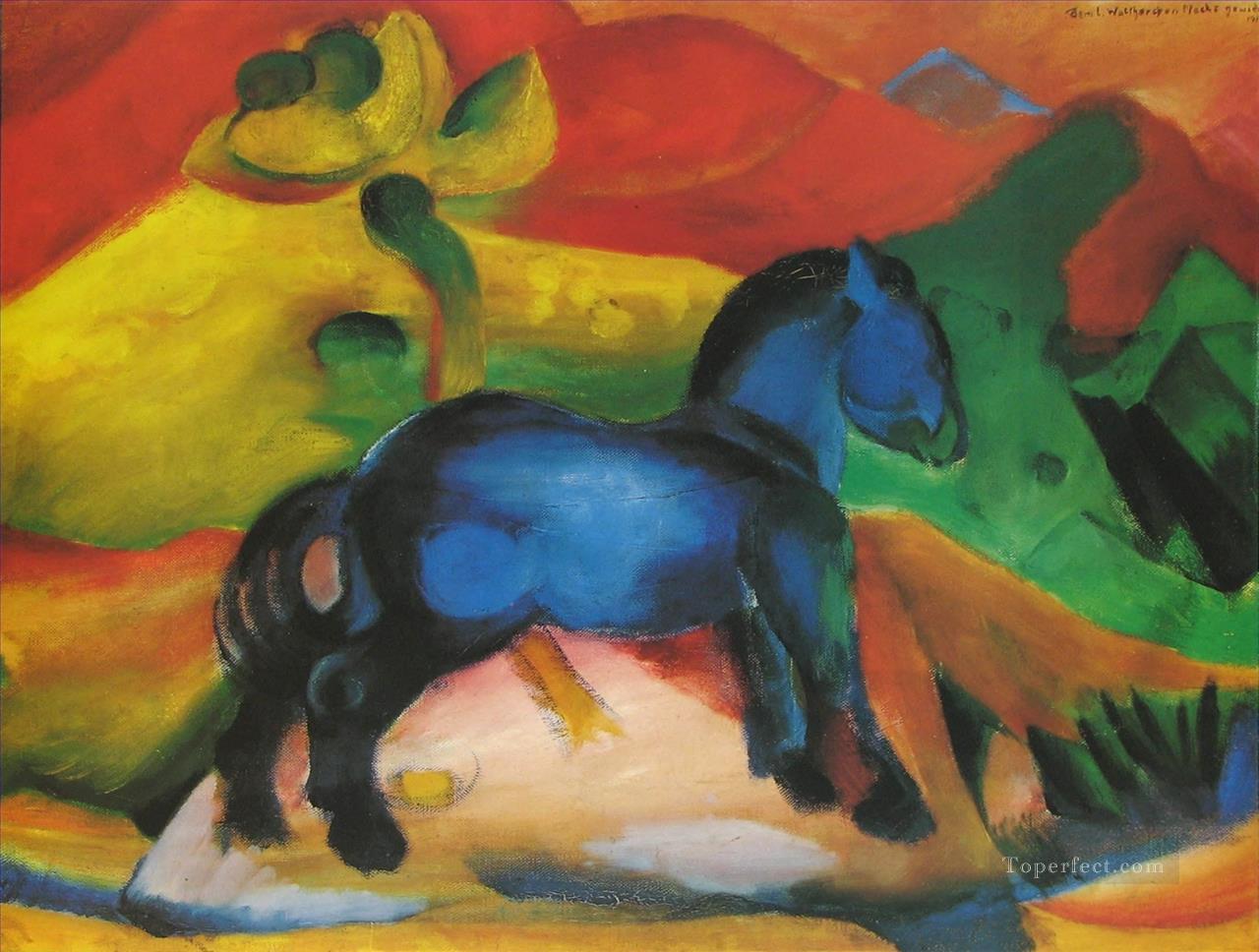 Dasblaue Pferdchen Franz Marc Oil Paintings